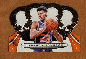Cameron Johnson 2019-20 PANINI CROWN ROYALE RC SILVER DIE-CUT Phoenix Suns #1