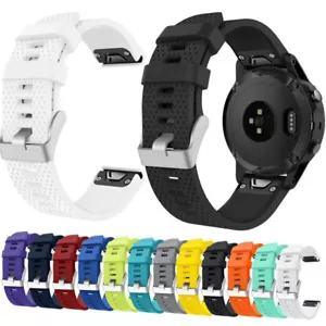 20 mm Quickfit Uhrenarmband für Garmin Fenix 8 43 m 7S 6S Pro 5S 2S Silikonarmband - Bild 1 von 24
