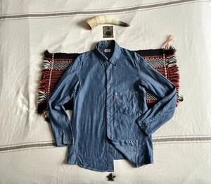 Levi's Engineered Shirt M-L TWISTED Japanese Denim LNWOT Rare LVC 2000 - Imagen 1 de 24