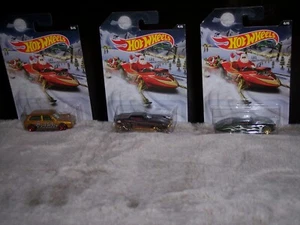 HOT WHEELS- LOT OF 3- HOLIDAY HOT RODS - GT-03- FORD GANGSTER GRIN - VW BRASILIA - Picture 1 of 8