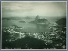 Lopes. Brsil, Rio de Janeiro, Praia de Botafogo Vintage print.  Tirage argent