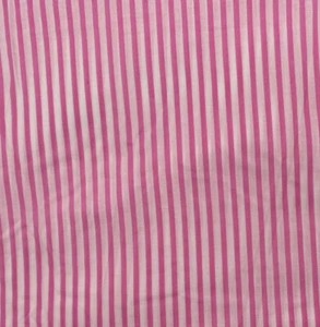 Cotton Quilting Fabric 42” x 3 Yards Pink Stripes Pattern - Picture 1 of 1