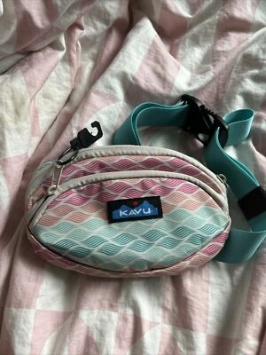 Kavu Spectator Paquete de Cintura Bolso Cinturón Riñonera Bandolera Bolsa Patrón Onda Foto 1 de 4