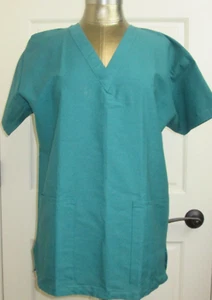 Camisa Médica Verde Medline Talla M Pecho 44 Unisex Confort Facilidad SS 204-26933 NUEVA SIN ETIQUETAS - Imagen 1 de 7