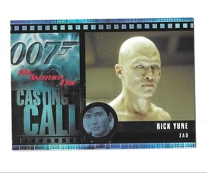 Tarjeta de llamada de casting James Bond Die Another Day 2002 C5 Rick Yune Zao Rittenhouse - Imagen 1 de 1