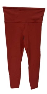 Athleta On Your Mark 7/8 Tight In Powervita Red Slash Size Small - Picture 1 of 8