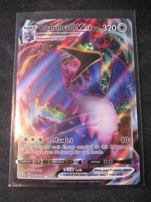 CRAMORANT VMAX 2021 Pokemon Sword and Shield Shining Fates #55 HOLO RARE Mint - Image 1 of 2