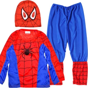 Kids SpiderMan Cosplay Costume Boys Tobey Maguire Outfit Jumpsuit Clothes 3-7Age - Picture 1 of 28