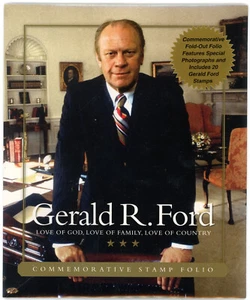 2007 Gerald R. Ford Commemorative Stamps Folio - Picture 1 of 2