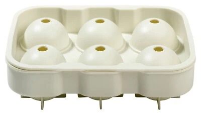 Eiswürfelform Eiswürfelbereiter mit Deckel Creme Polypropylen Silikon 28 x 12 cm - Bild 1 von 2