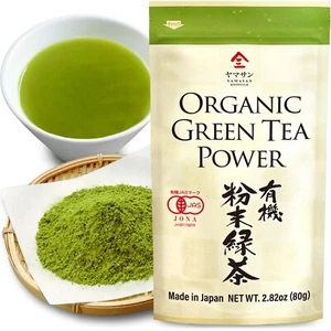 Japanese Organic Green tea Powder, Instant Sencha Powder, Konacha, Sushicha, 80g - Picture 1 of 6