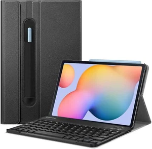 Keyboard Case for Samsung Galaxy Tab S6 Lite (2024/2022/2020) Slim Stand Cover - Picture 1 of 17