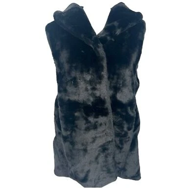 Chaleco Longline Visón Imitación Esquilado Eco Mediano Nuevo con Etiquetas Foto 1 de 4