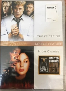 The Clearing/High Crimes (DVD, 2010) - Morgan Freeman and Robert Redford - Picture 1 of 2