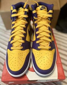 Nike Dunk High Retro Lakers Size 12.5 DD1399-500 Brand New Deadstock - Picture 1 of 11