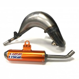 KTM 85 SX 2018 HGS Exhaust Pipe & Orange Silencer 