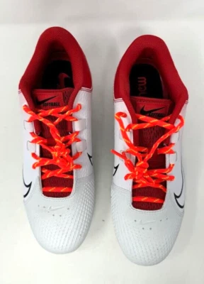 NIKE ' HYPERDIAMOND 4 PRO ' WOMENS SOFTBALL CLEATS ' SIZE 8.5 ' UNIVERSITY RED - Image 1 of 4