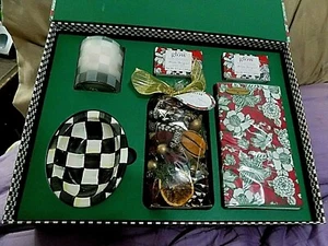 MACKENZIE CHILDS "GLOW" HOME APOTHECARY "WINTER BOUQUET ESSENTIALS BOX 6 PC SET - Picture 1 of 8