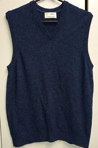 Vintage Marks and Spencer Lambswool mens tanktop sleeveless sweater - Picture 1 of 12