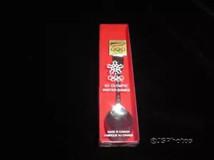 Olympic Winter Games Calgary Canada 1988 FedEX Spoon  XV - Picture 1 of 3