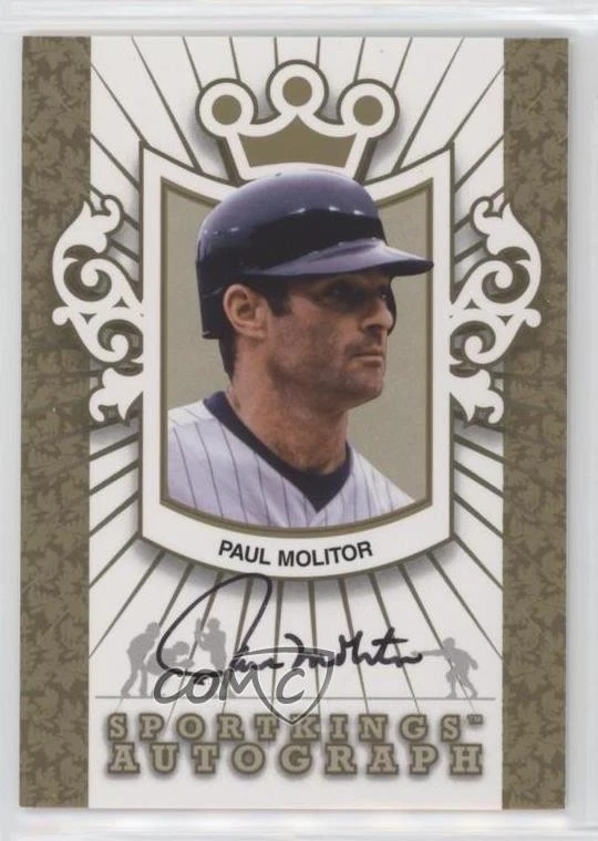 Sportkings Serie E 2012 automático dorado/10 Paul Molitor #A-PM2 automático patio Foto 1 de 2