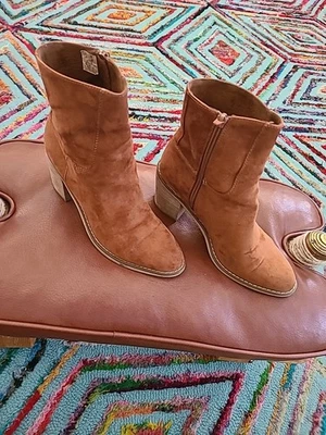 Botas de tornozelo femininas Rocket Dog Dannis marrom tamanho 8,5 - Imagem 1 de 4