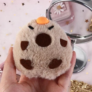 Plush Stuffed Squeak Key Chain Cartoon Guinea Pig Pendant Unisex - Picture 1 of 12