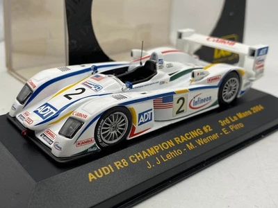 Ixo Models Audi R8 Champion Racing Lehto Werne 2004  Le Mans LMM058 1:43 diecast - Immagine 1 di 4