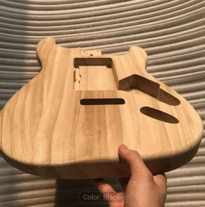 DIY E-Gitarrenkörper Candlenut Holz Strat - unvollendet leicht 3,5 Pfund ca. - Bild 1 von 11