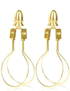 Lamp Shade Harp Holder Adapter kit - Clip on Lampshade Light Bulb With Shade ... - Picture 1 of 6
