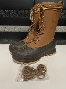 Nuevo Polo Country Ralph Lauren AR Lug Duck Boot Cuero 17953-H23 Para hombres Talla 11” - Imagen 1 de 7