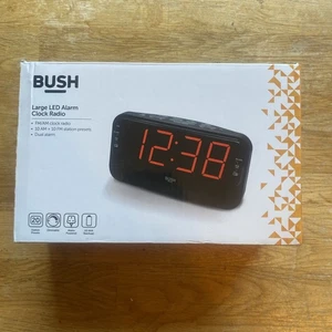 Bush Big LED Dual Wecker Digitalradio UKW -12 Std. AM/PM   - Bild 1 von 8