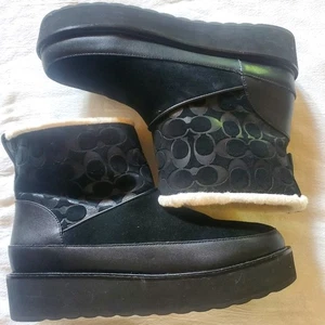 Coach Indi Signature Gr. 10B 5" Schaft Bootie mit 1,5" Plateau - Bild 1 von 9