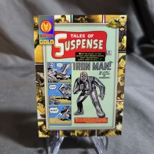 2025 Topps Chrome Marvel - Iron Man Gold - Tales Of Suspense #IM-1 - NM - Foto 1 di 2