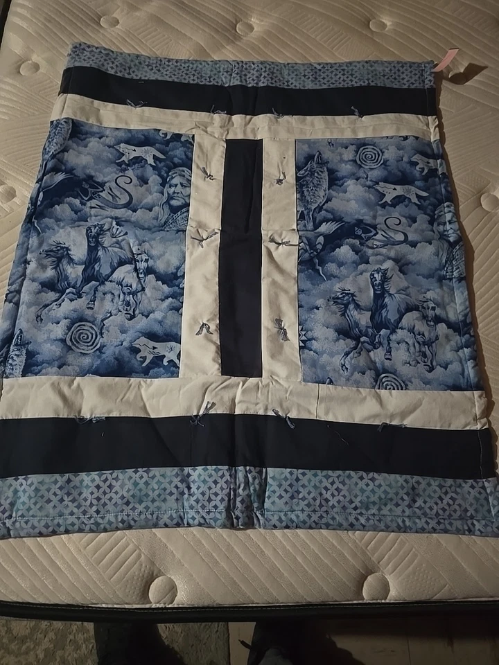 Handmade Baby Blanket native american theme beautiful blanket  - Image 1 of 1
