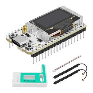 ESP32 LoRa V3 Entwicklungsboard mit Schutzhülle und 868 MHz LoRa Antenne, I9315 - Bild 1 von 6