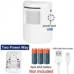 Wireless Driveway Alarm Doorbell Motion Sensor Alarm Detector Home Security - Picture 1 of 12