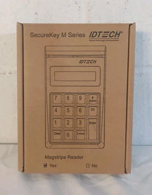 IDTECH Secure Key Card Reader M1 series w/ Magstripe Reader M100 M130 - Image 1 of 4
