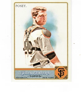 2011 Allen and Ginter Glossy Factory Set #265 Buster Posey 980/999 San ID:52957 - Picture 1 of 2