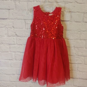 Cat & Jack Girls Holiday Dress Size 4/5 - Picture 1 of 3