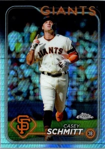 2024 Topps Chrome #220 Casey Schmitt Prism Refractors - Picture 1 of 2