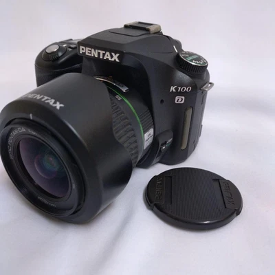 Pentax K100D Digital SLR Camera w/ SMC PENTAX-DA 18-55mm F3.5-5.6 Japan Used - Image 1 of 4