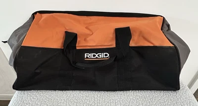 RIDGID Large Heavy Duty Tool Bag - 6 Pockets - 22" x 10" x 13" - 903209077 - - Image 1 of 4