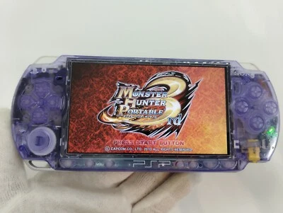 Sony PSP 2000 System w/ Charger  Clear Purple color Region Free  Import Custom - Image 1 of 4