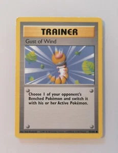 Gust Of Wind Pokémon Card, 93/102, Base Set, Vintage WOTC 1999, Near Mint - Picture 1 of 2