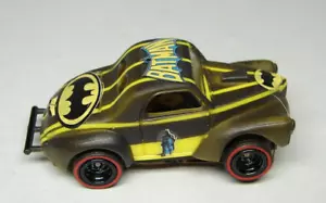 Model Motoring '41 WILLYS COUPE - CUSTOM BATMAN - THUNDERJET HO SLOT CAR - NEW - Picture 1 of 8