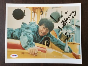 JACKIE CHAN SIGNED AUTO 8 X 10 FOTO PSA ZERTIFIZIERT AUTHENTIFIZIERT & ZERTIFIKAT! - Bild 1 von 3