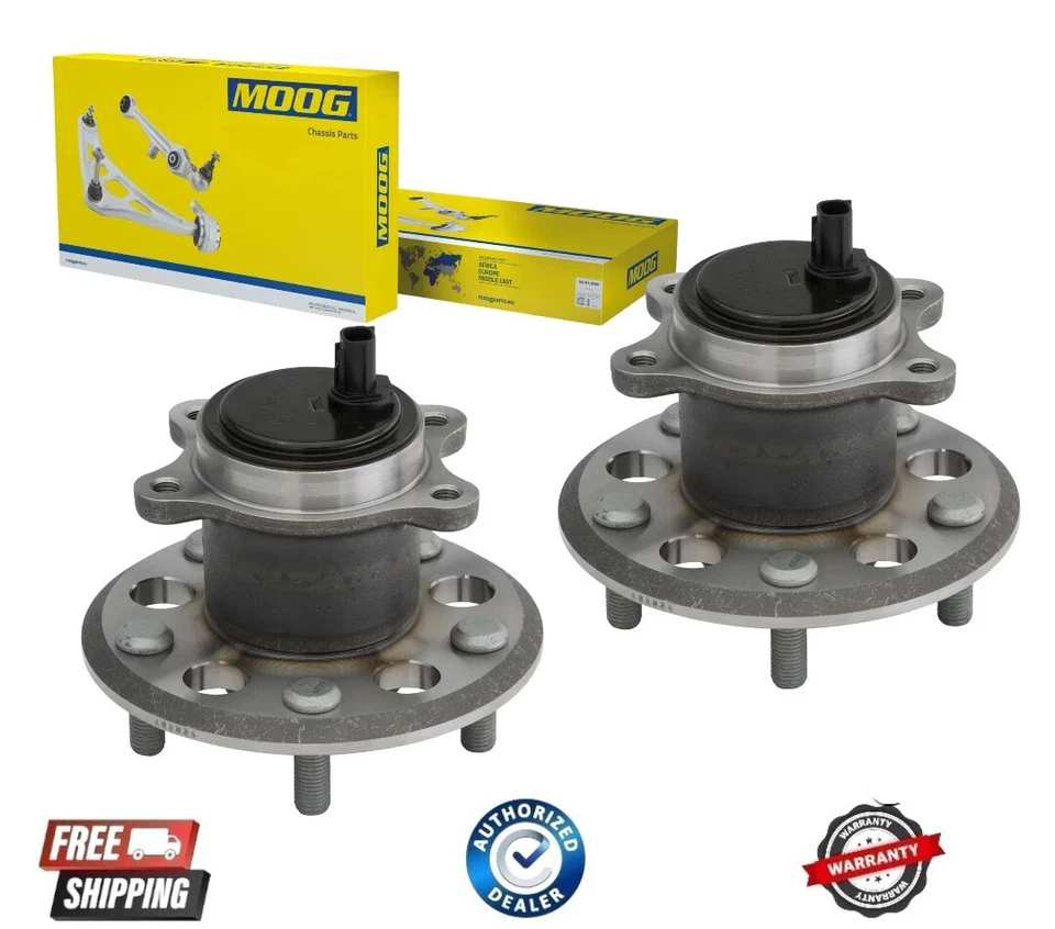 MOOG 2 Rear Wheel Bearing & Hub Assembly for Toyota Avalon 2013-18 Camry 2012-17 - Imagem 1 de 1