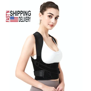 SHAPERKY Posture Corrector Full Back Support Adjustable Brace Unisex Upper M/L - Picture 1 of 18