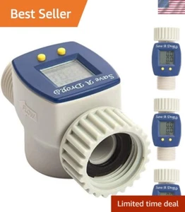Eco-Friendly Garden Hose Timer with LCD Display & Water Flow Meter Function - Picture 1 of 7